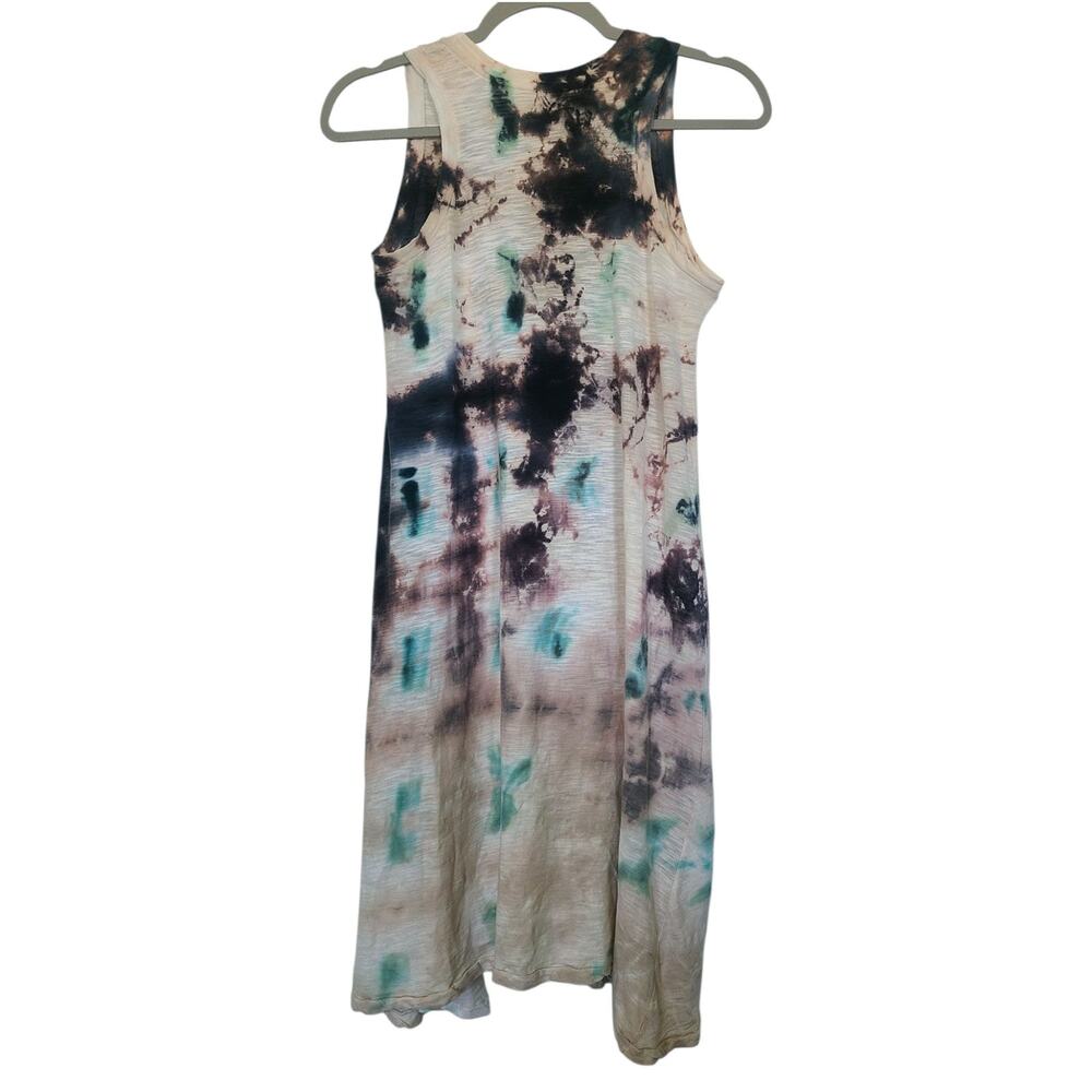GILDA MIDANI Rio Brazil Tie Dye Tank Swing Dress Cotton Size Small - Picture 5 of 7